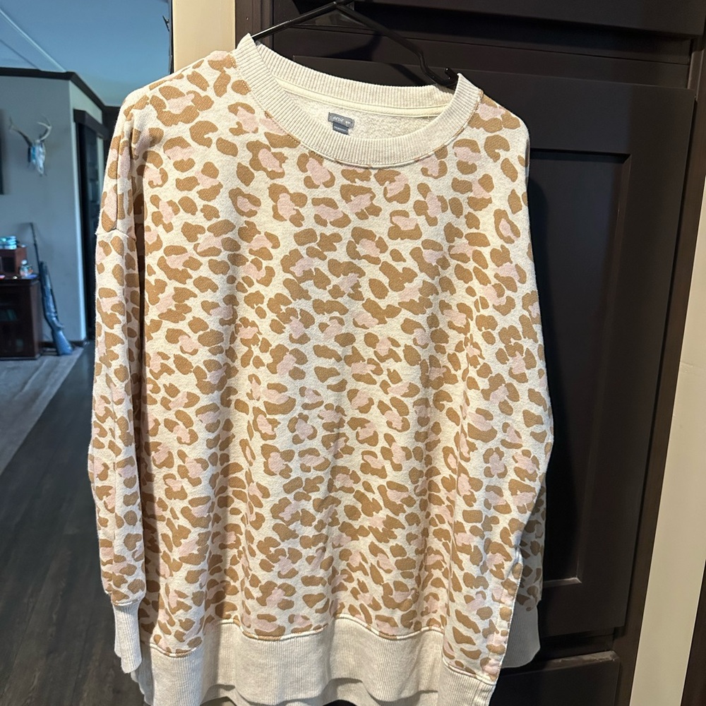 Leopard Print Sweatshirt